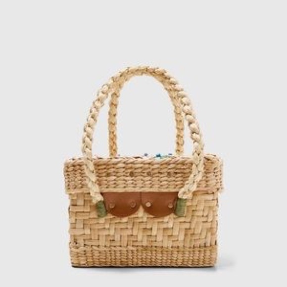 Zara embroidered box bag - Picture 2 of 5